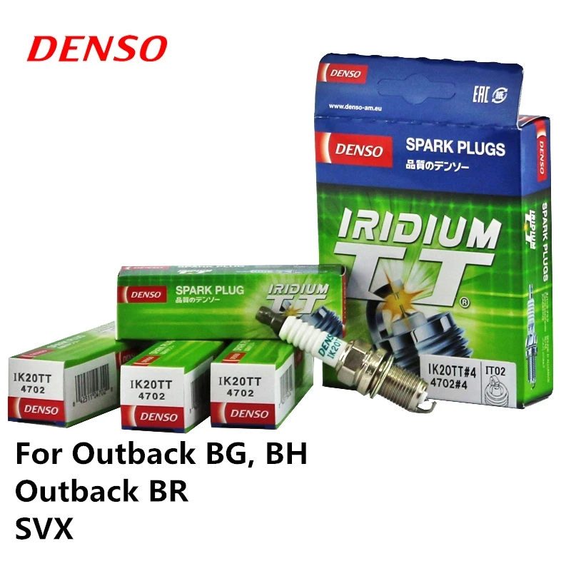 DENSO автомобильная свеча зажигания для Outback BG BH BR SVX Иридий-Платина IK20TT | Автомобили