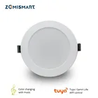 Zemismart 4 дюйма WiFi RGBCW цветная зарядка с музыкой для дома вечерние светодиодный светильник потолочный светильник Alexa Google Home Enable