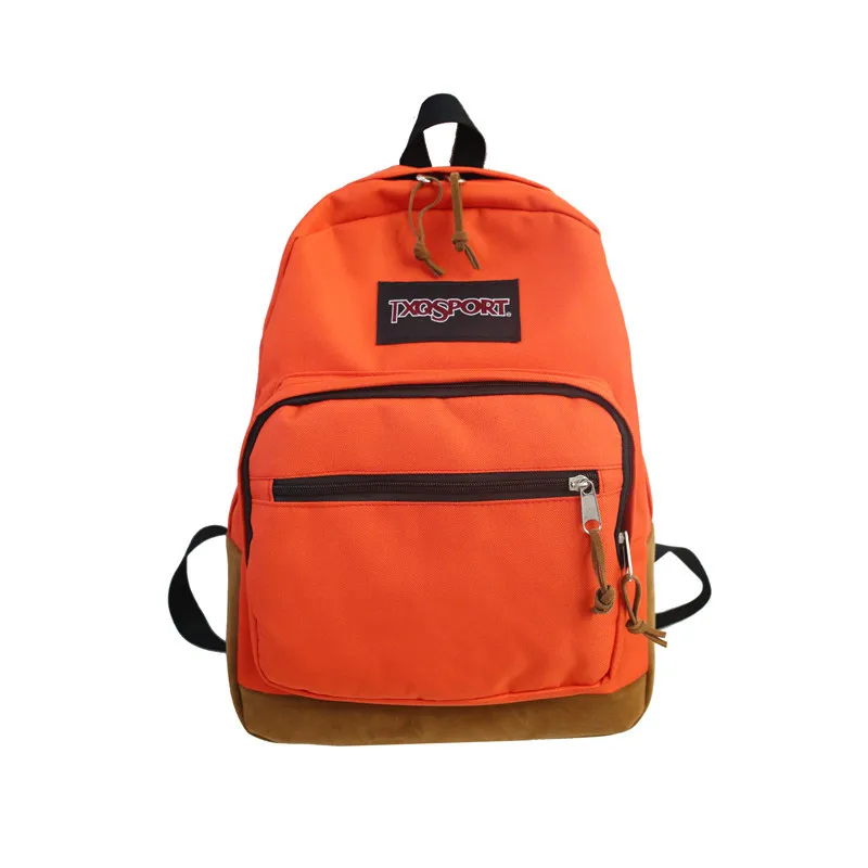 Waterproof nylon Women School Bags for Teenage Girls Preppy Style Large Capacity Youth Backpack Book Mochilas High quality - Цвет: red