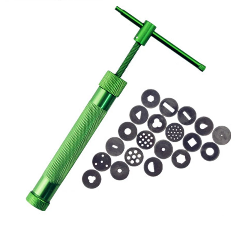 

20Discs Sugarcraft Tools Sugar Paste Extruder For Clay Craft Gun Cake Sculpture Decorations