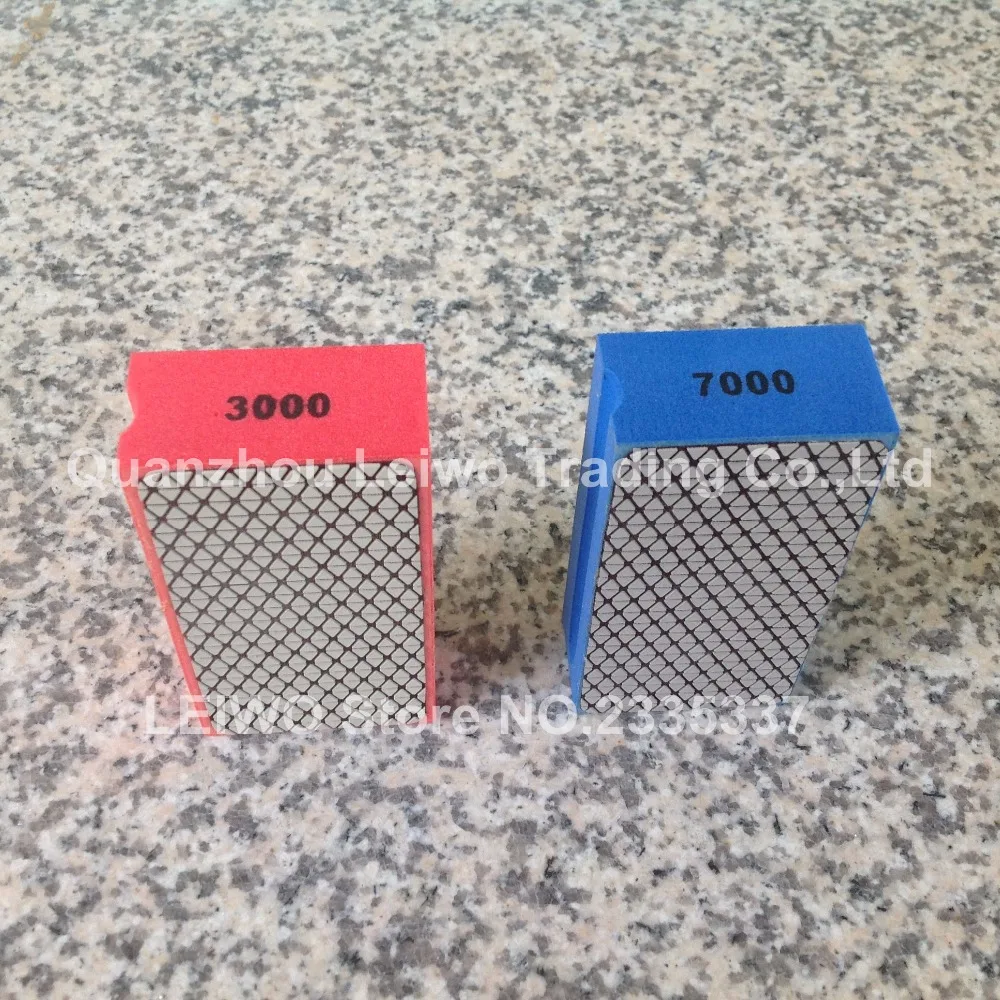 Алмазная ручная полировальная подложка с поролоновой поверхностью 100x50 мм для