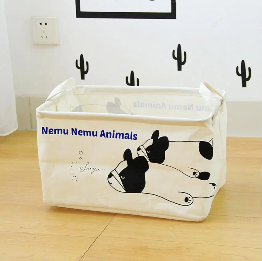 Новые Мультяшные животные ткань украшение дома грязная одежда для ванной