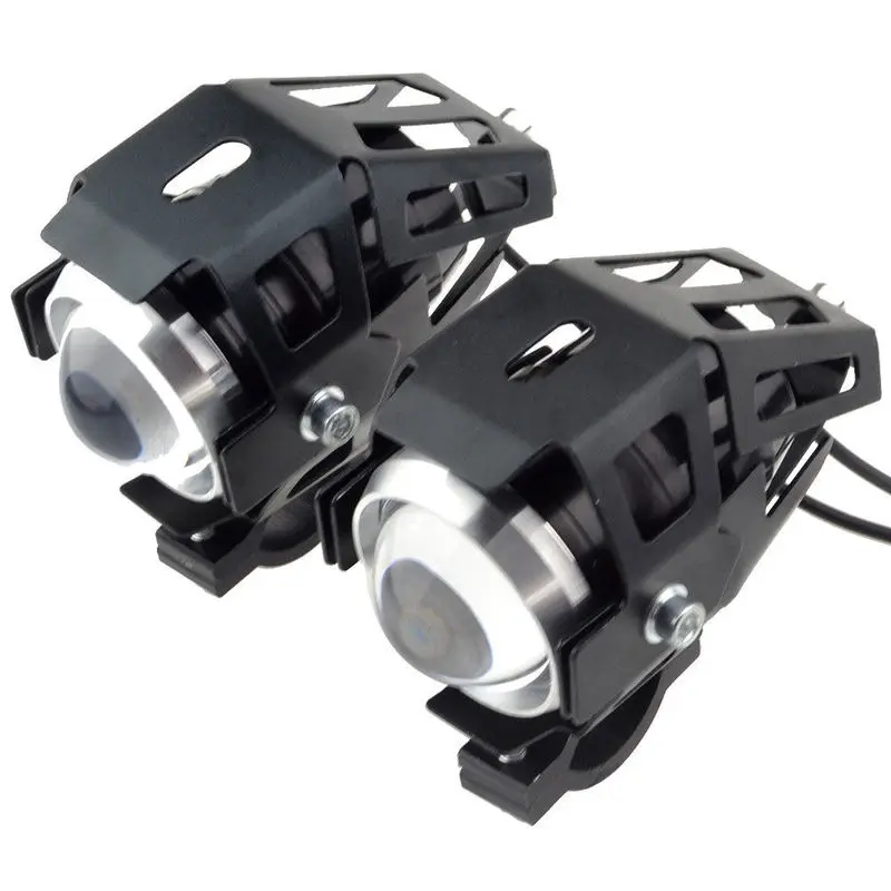 125W 12v U5 мотоциклетные фары вспомогательный рабочий светильник светодиодный супер яркий мотоцикл прожектор фара Противотуманные фары авто Запчасти