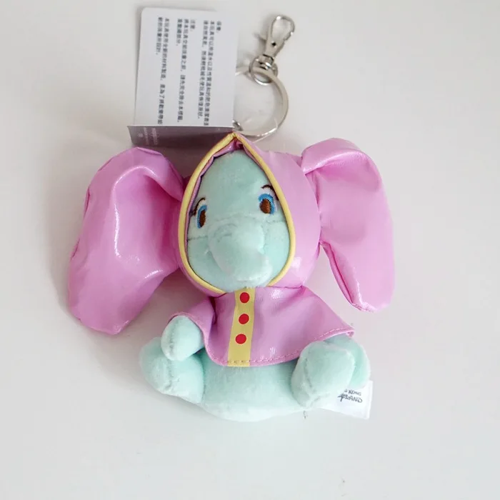 dumbo Милые мягкие Мультяшные плащи Дональд плюшевые игрушки мягкие Минни Микки мягкие животные куклы игрушки брелок для девочек детские подарки на день рождения - Цвет: dumbo