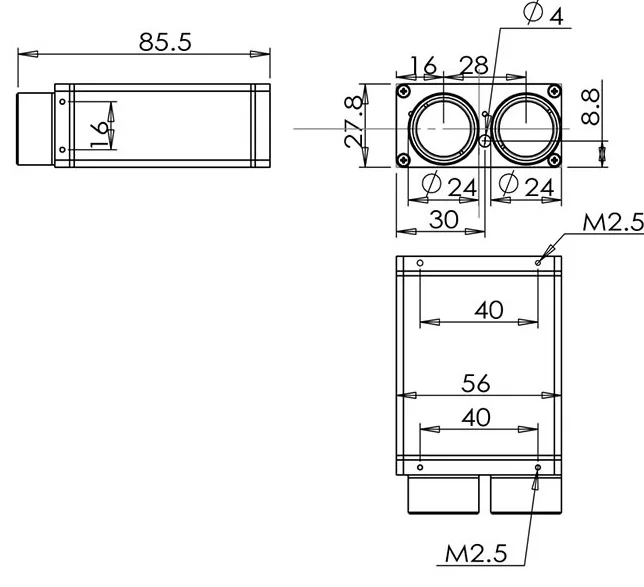 RS232 RS485 TTL 4 20 мА 300 нм 150 Гц м лазерный датчик дальности импульсов промышленный