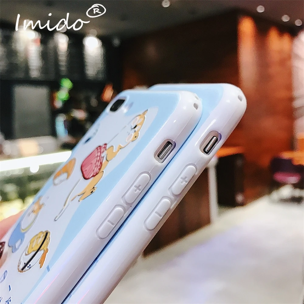 Милый мультфильм к существованию собака узорной чехол для iPhone X XS MAX XR задняя