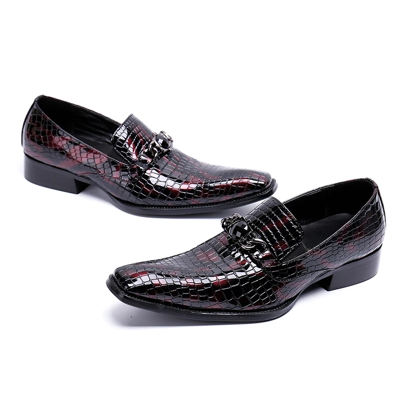 

2019 New Men Oxford Shoes Formal leather shoes pointed toe Men Dress Shoes fashion Patent leather Male Wedding shoes