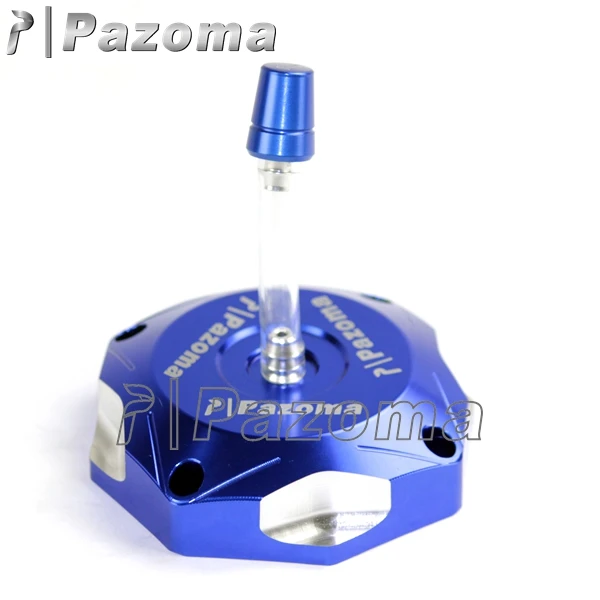 Мотоциклетная синяя крышка PAZOMA CNC Крышка Резервуара топливного бака s для Suzuki LT-R450