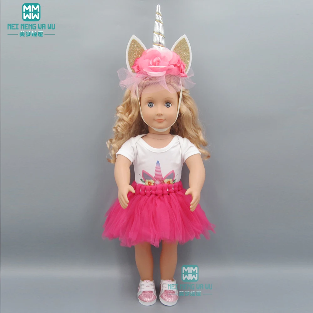 Кукольная одежда для 45 см американских кукол Платье принцессы на День рождения