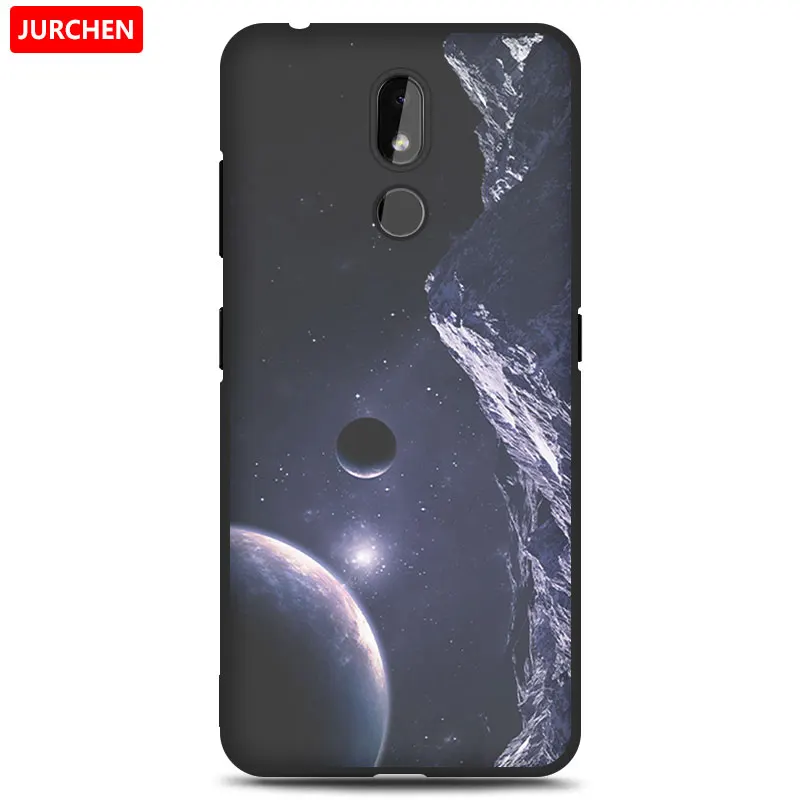 39 Чехол jurchen для Nokia 3,2 силиконовый чехол Мягкие Мультяшные из ТПУ милый цветок собака кошка Ультратонкий чехол для Nokia 3,2 Nokia3.2Back Cover - Цвет: 39