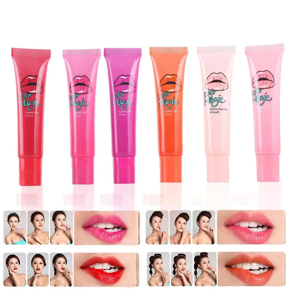 6 шт. Сексуальная Татуировка Волшебная отшелушивающая маска водостойкая губная