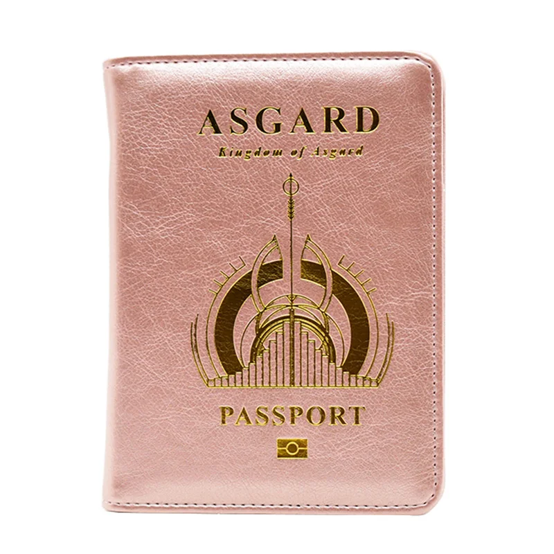 DIKEDAKU популярный Asgard Rfid Держатель для паспорта унисекс приятный Pu кожаный