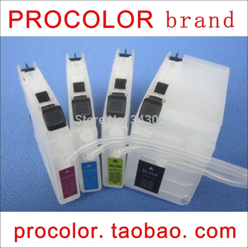 PROCOLOR Система непрерывной подачи чернил СНПЧ LC539XL BK/LC535XL C M Y для BROTHER DCP J100/DCPJ100/DCP