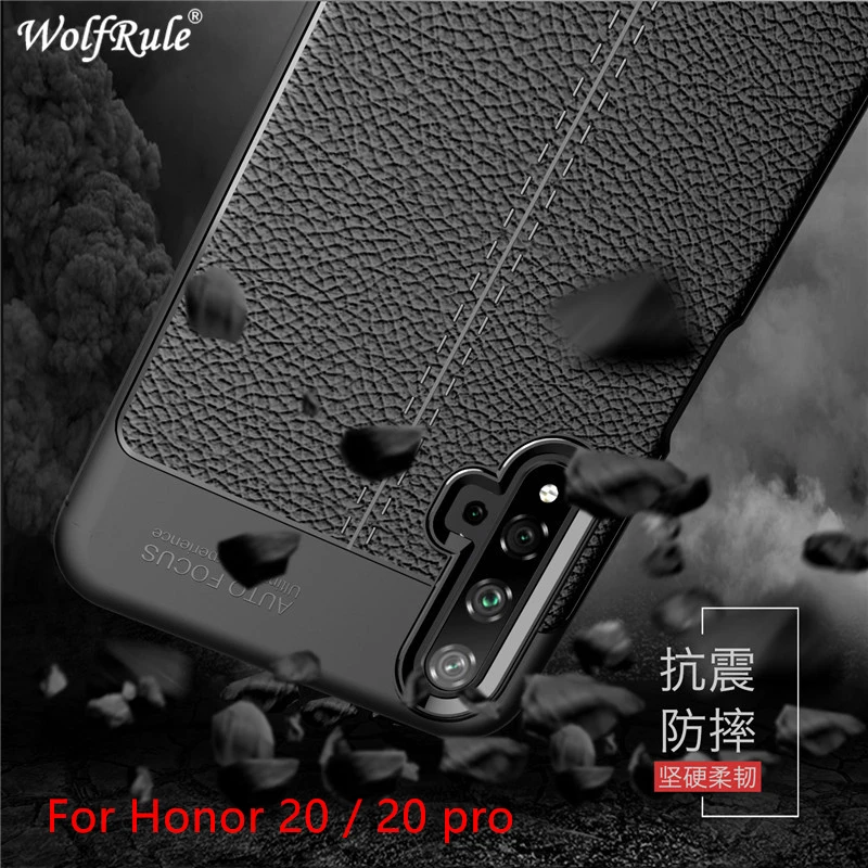 

Case Honor 20 Phone Cover Shockproof Luxury Leather Soft TPU Case Honor 20 Case For Huawei Honor 20 Pro Fundas 6.26"