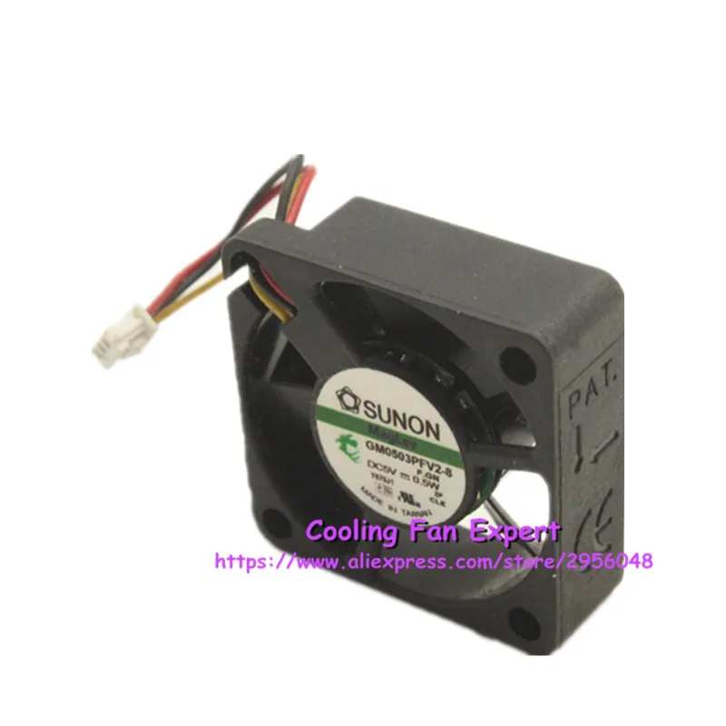 Sunon GM0503PFV2 8 5 в постоянного тока 0 Вт 8000 об/мин 3 провода Вентилятор охлаждения