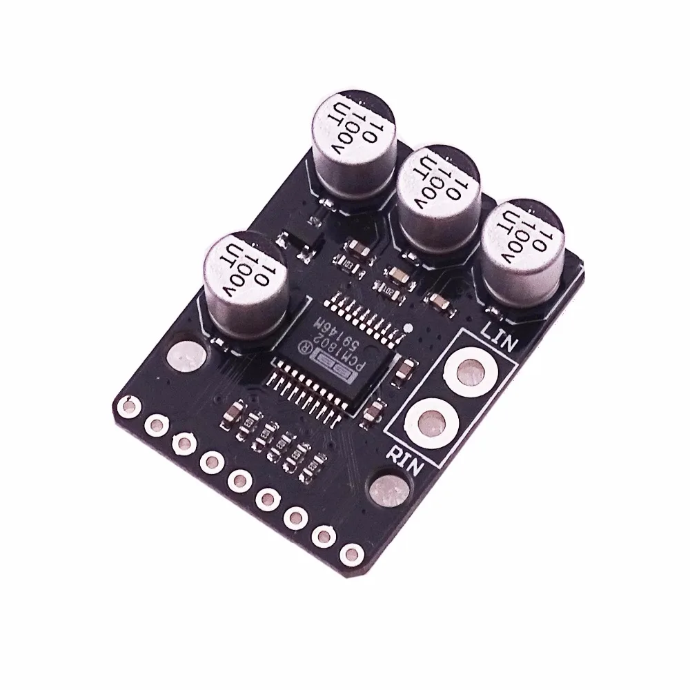 24 битный стерео A/D преобразователь Delta Sigma 96 kHz PCM1802 ADC декодер цифровой PCM AV