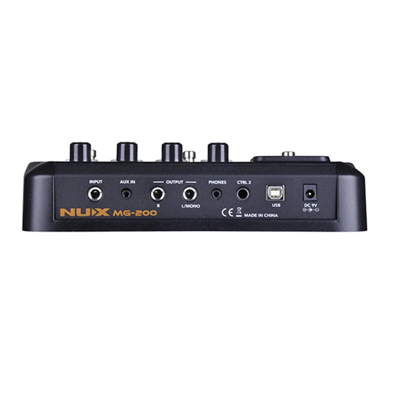 NUX MG 200 Новый Гитарный процессор эффектов моделирующая педаль гитарный мульти с 55