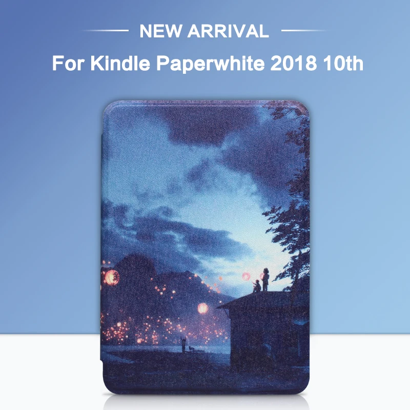 Чехол для Amazon New Kindle 10-го поколения Paperwhite 4 Умный Магнитный чехол Funda для Kindle PU планшет складной чехол-книжка