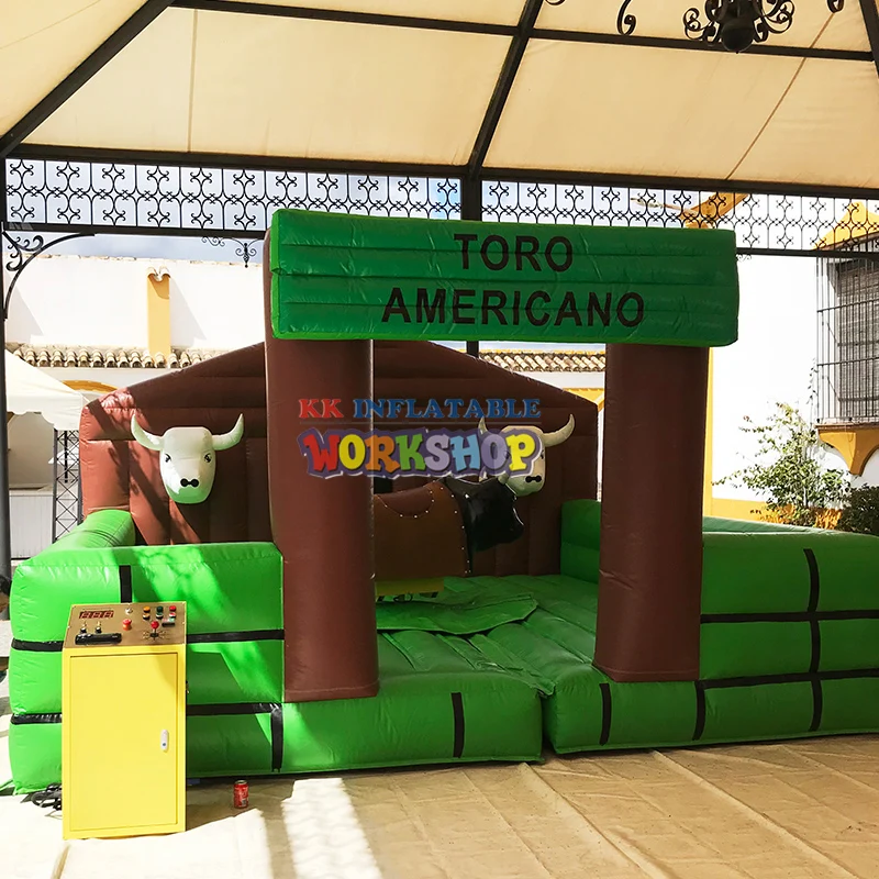 Надувные механические игры Rodeo Bull для спорта на открытом воздухе|Спортивные игры|