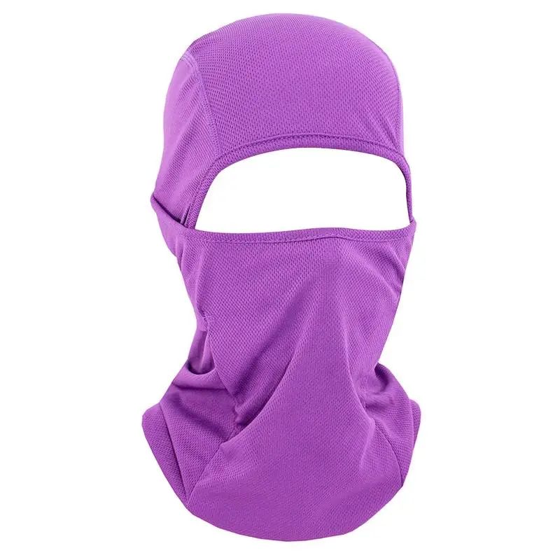 Purple Маска для защиты лица Спорт на открытом воздухе шеи Маска Зимний теплый для катания на лыжах Сноубординг ветрозащитные шапки полиция Велоспорт Балаклава мотоциклетный шлем - Цвет: Purple