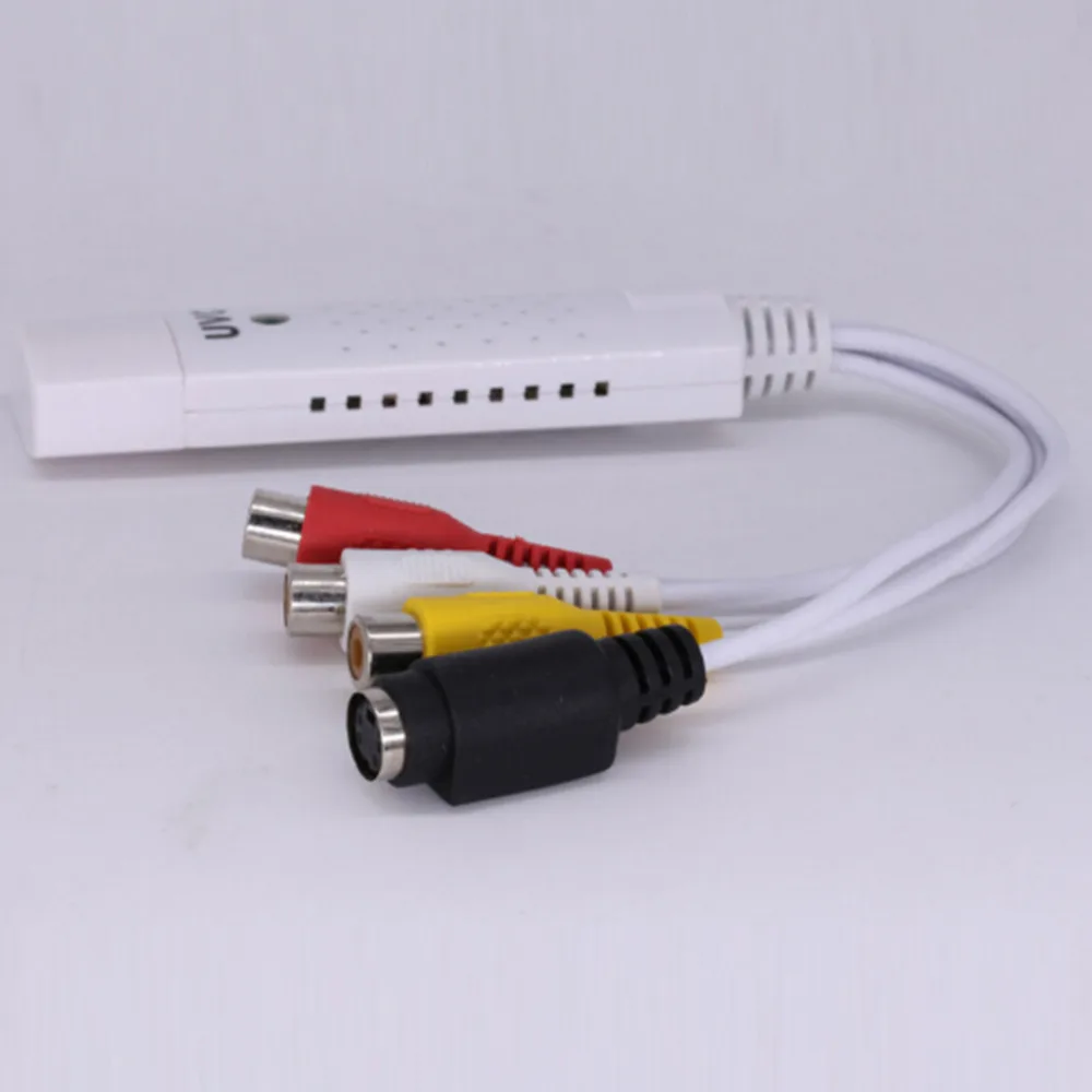 Адаптер для видеозахвата с USB 1 канальная 3 карта захвата аудио и видеосъемки 2 0 VHS