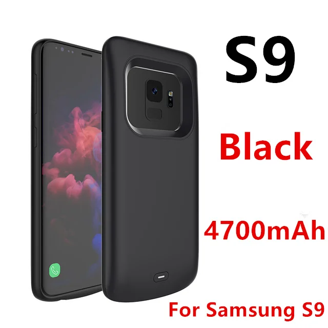 4700mAh for S9 Gagaking Батарея Зарядное устройство чехол для samsung Galaxy S9/S8 4700/5200 мА/ч, Перезаряжаемые Мощность банковская карта чехол для Galaxy S9 Плюс/S8 плюс - Цвет: 4700mAh for S9