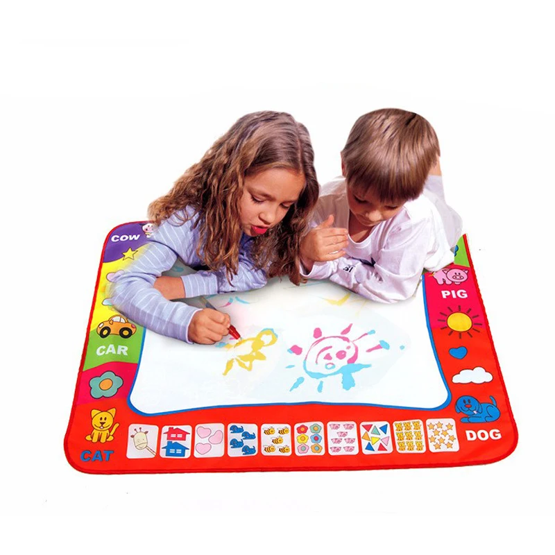 

Baby Kids New Magic Water Drawing Painting Writing Play Mat Board with Pen Children Learning Drawing Doodle Toys Christmas Gift