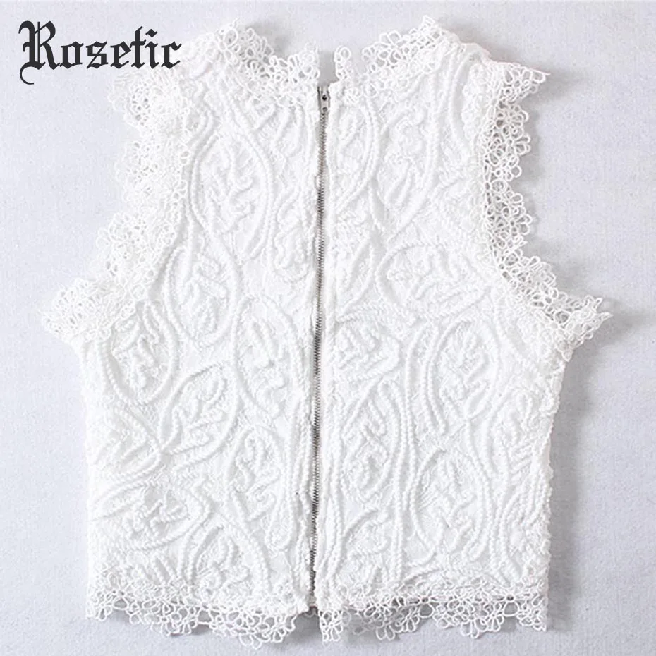 Rosetic, женские короткие кружевные топы с бретельками в готическом стиле, летние, черные, белые, тонкие, на молнии, для девушек, для пляжа, путешествий, сексуальные, Клубные, рок, готические, повседневные топы на бретельках