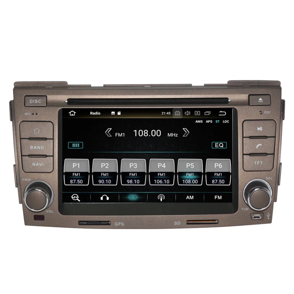 Автомобильный DVD плеер 2 Din 4 Гб ОЗУ Android 9 0 головное устройство для Hyundai Sonata Ling Xiang 2009