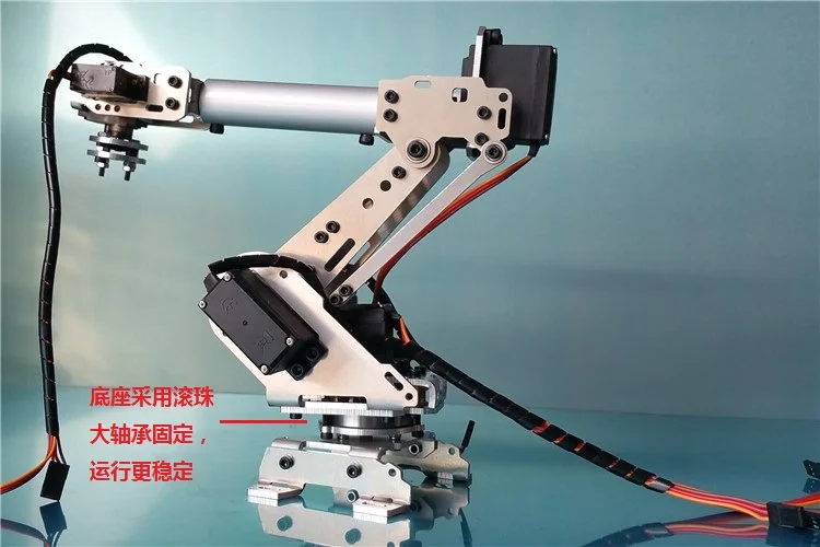 Industrial Robot A688 Mechanical Arm 100% Alloy Manipulator 6-Axis arm Rack with 6 Servos | Игрушки и хобби