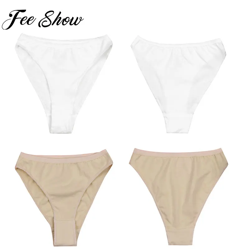 

Girls Ballet Dance Costumes Kids Gymnastics Shorts High Leg Cut Briefs Underwear Ballet Stage Gym Leotard Practice Shorts