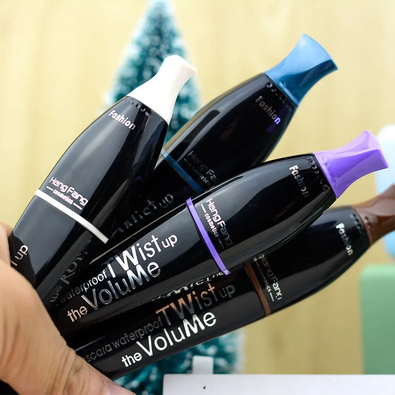 Удлиняющая густая кудрявая тушь для глаз макияж косплей красочные без цветения