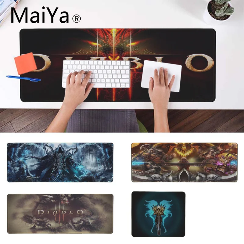 Maiya,, Diablo, уникальный Настольный коврик, игровой коврик для мыши,, большой коврик для мыши, клавиатура, коврик
