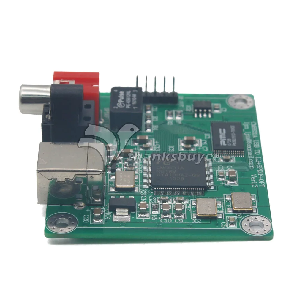 TZT CM6631A 24 бит/192 кГц USB для коаксиального и оптического волокна SPDIF и ies от LJM новая версия