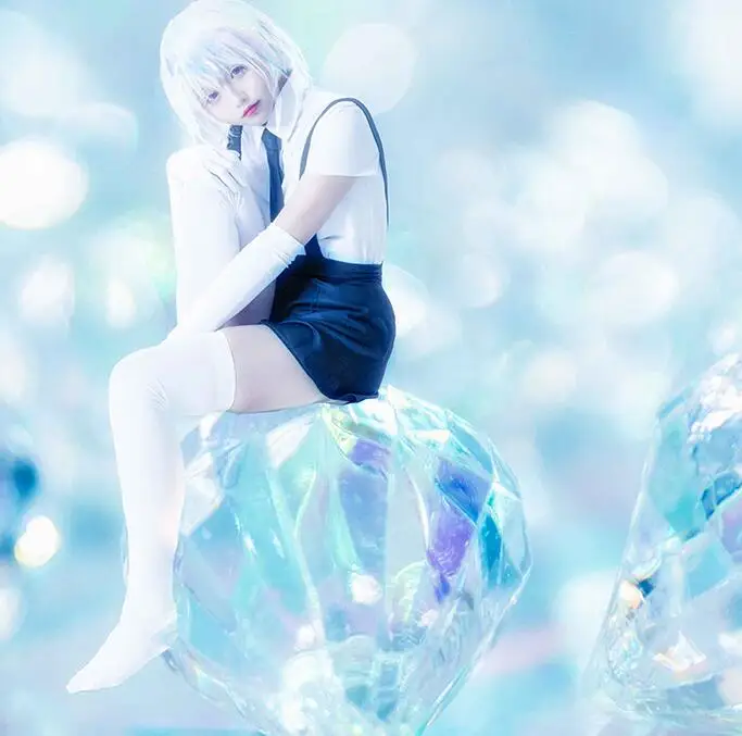 Косплей японское аниме Houseki no Kuni/Land van de блестящая летняя одежда для всех