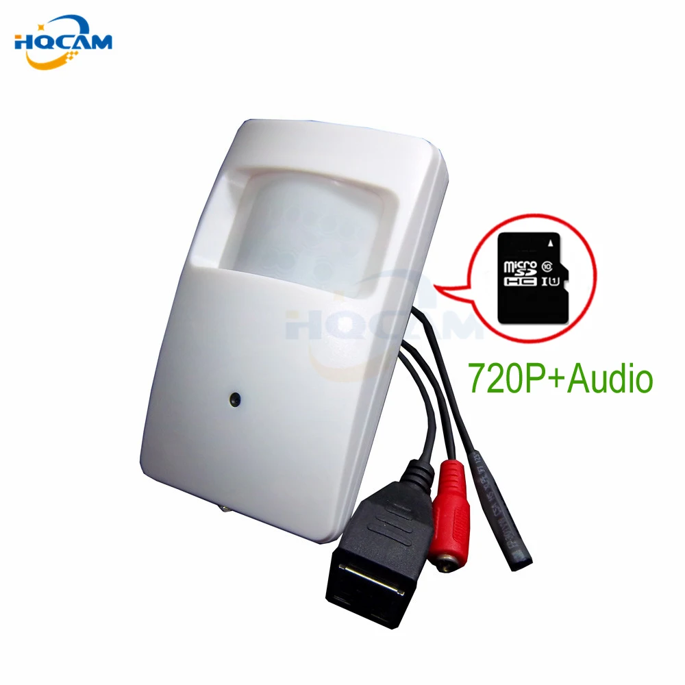 Мини IP камера HQCAM с поддержкой TF карты 720P|onvif 2.0|ip camera audioip |