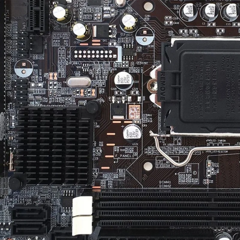 Настольная H61 компьютерная Материнская плата 1155 Pin Cpu интерфейс обновления Usb2.0 Ddr3