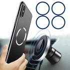 Автомобильный магнитный держатель для Magsafe Charger iPhone 13 Pro 8Plus 11Pro XR 11 XS Max 12 Mini Samsung Galaxy S9 S8 S10 S20 XIAOMI HUAWEi, металлический диск, железная пластина, Беспроводная зарядка, 6 шт.набор
