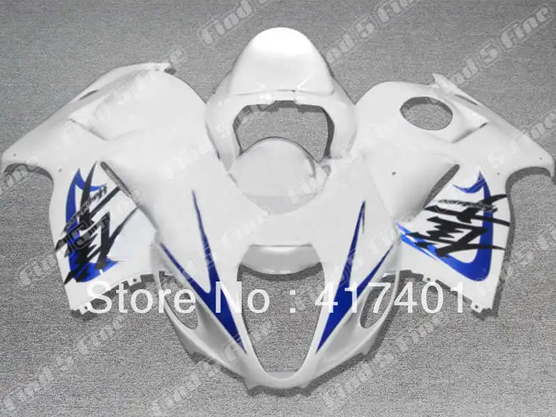 

white blue for Hayabusa GSXR1300 96-07 GSX R1300 GSXR 1300 GSX-R1300 96 97 98 99 00 01 02 03 04 05 06 07 ABS fairing kit