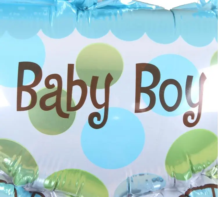 Шары воздушные фольгированные для новорожденных мальчиков и девочек 80*100 см 108 шт.