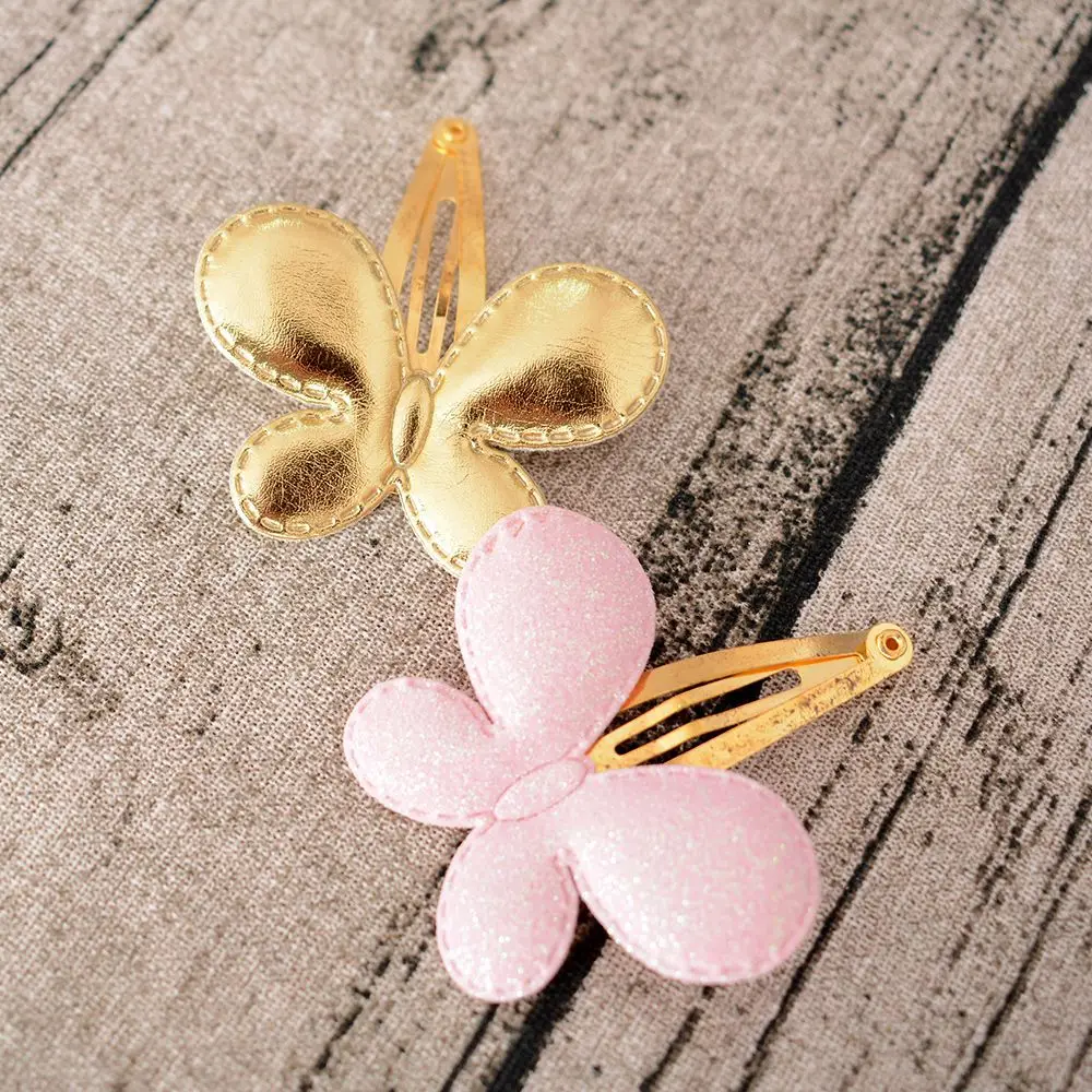 Детская заколка для волос с блестками и бабочкой|children hairpins|hair clip kidsbb |