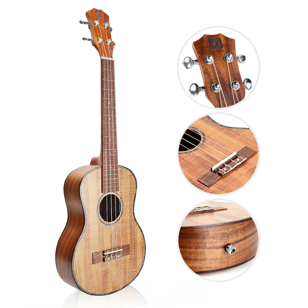 Ukulele KOA 23 дюймовая акустическая Гавайская гитара набор для начинающих|Укулеле| |