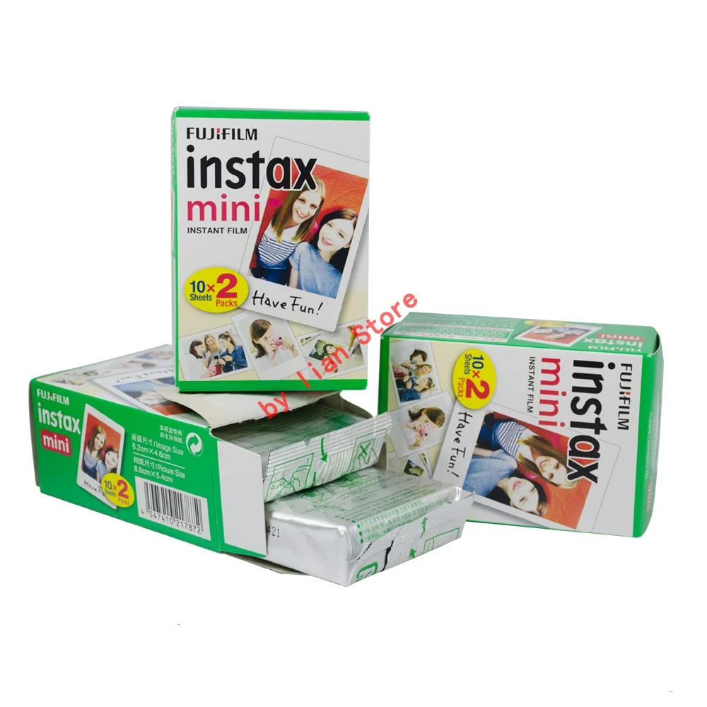 60 листов Fujifilm instax mini 9 8 пленок 3 дюйма белый край для мгновенной камеры 7s 25 50s 90