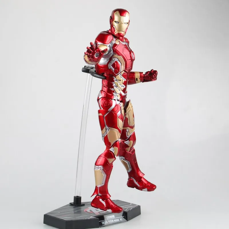 Светодиодный светильник HC Iron Man Mark MK 42 RED x GOLD ПВХ фигурка Коллекционная модель