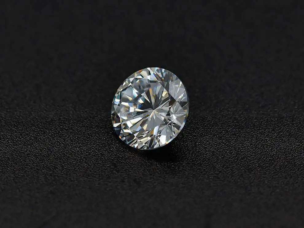 0.23CT 4.0mm Round Carbon Loose Test Positive test positive Brand VS1 G Color Moissanite Diamond Brilliant | Украшения и