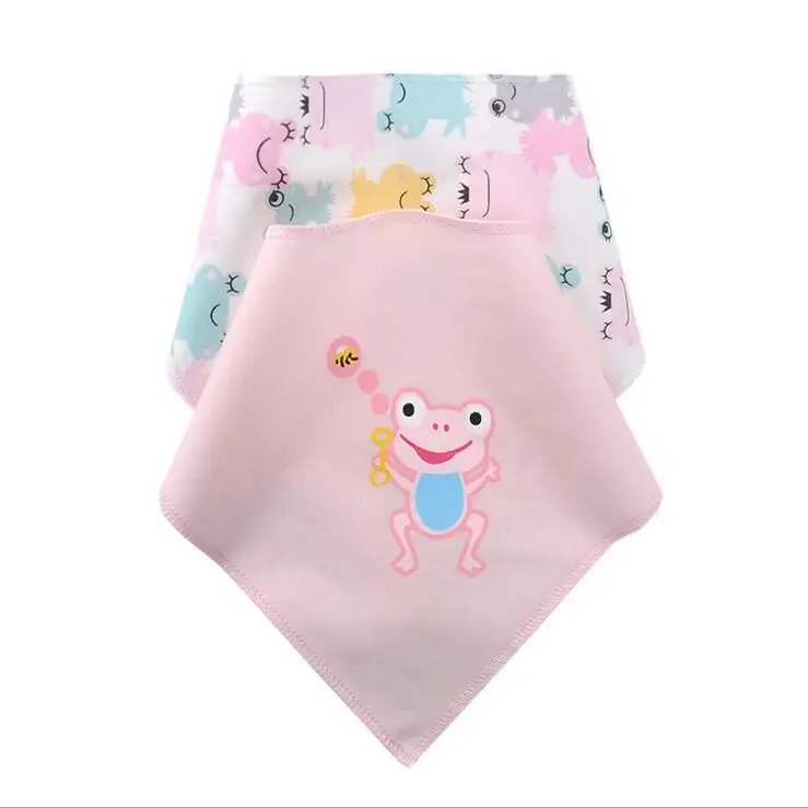 1 set baby bibs cotton girls boys bandana saliva towel burp bebes cloth Accessories Infant Animal Bavoir Newborn | Детская одежда и