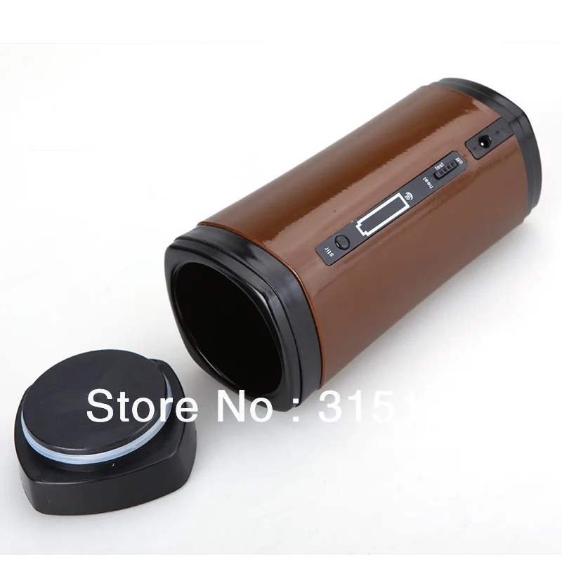 Free Shipping Rechargeable USB Powered Coffee Tea Cup Mug Warmer Automatic Stirring Brown | Дом и сад