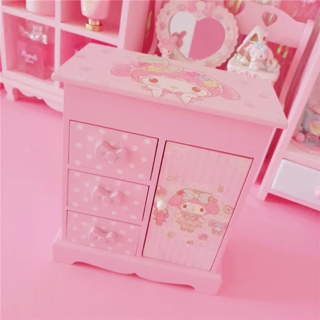 IVYYE 1 шт. розовый My Melody модные коробки для хранения аниме ящики для дома красота чехол косметичка чехол Макияж для девочек Новинка