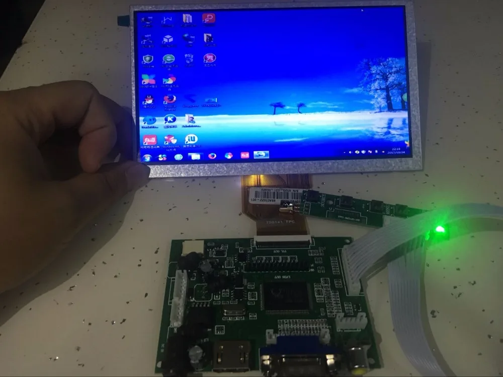 Новый 7 дюймовый ЖК экран TFT монитор AT070TN90 с HDMI VGA AV входом драйвер платы управления