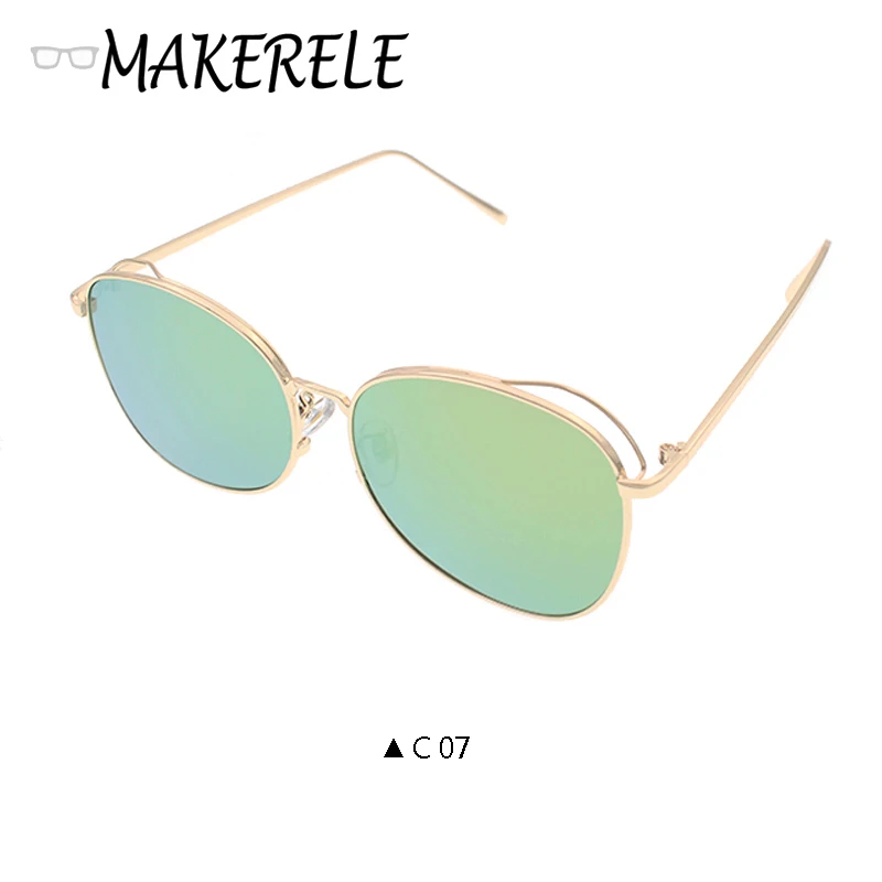 2017 ретро круглые очки женские и мужские брендовые дизайнерские солнцезащитные